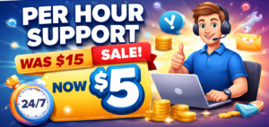 Support per hour