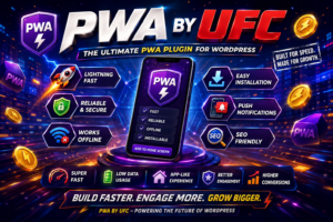 PWA for woocommerce by UFC